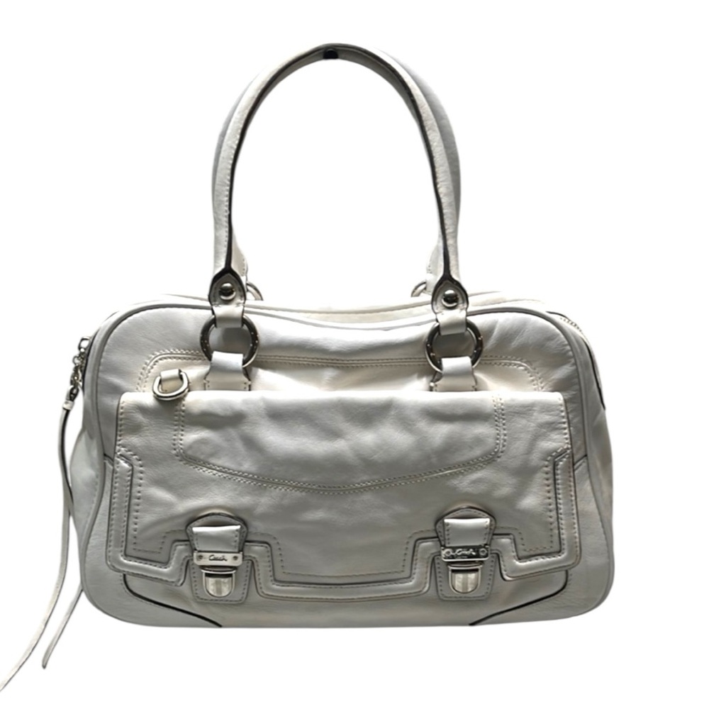 Coach Cream Leather Crossbody Bag (N)